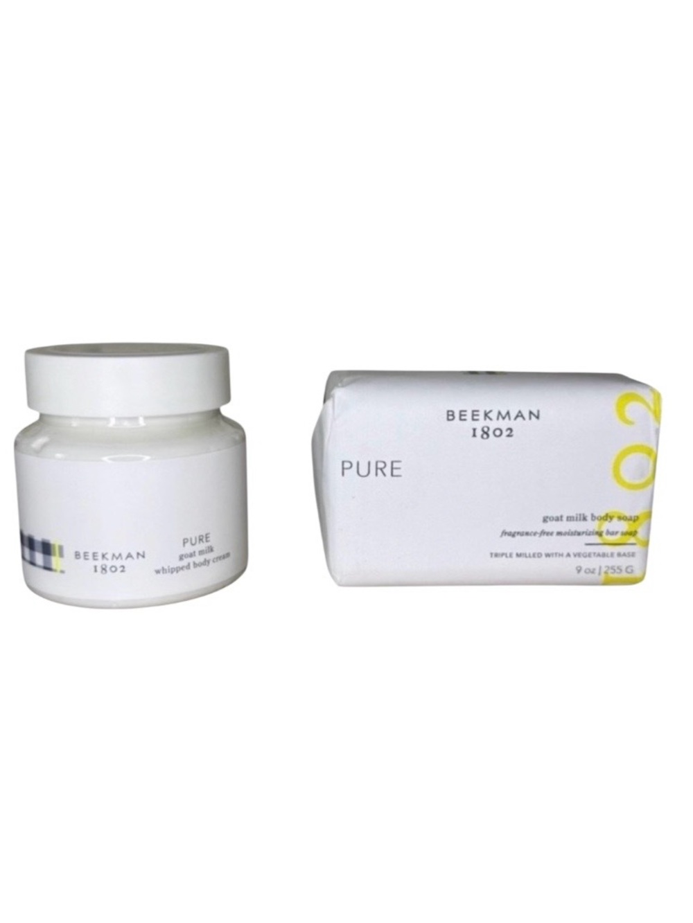 Beekman 1802 Pure Goat Milk Body Soap & Whipped Body Cream